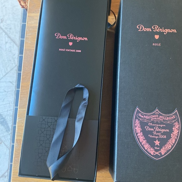 2 Dom Perignon Rose’ Boxes Vintage 2008 $25/each with empty bottles - Picture 2 of 4